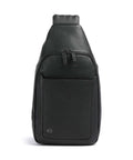 Piquadro Black Square Sling bag nero