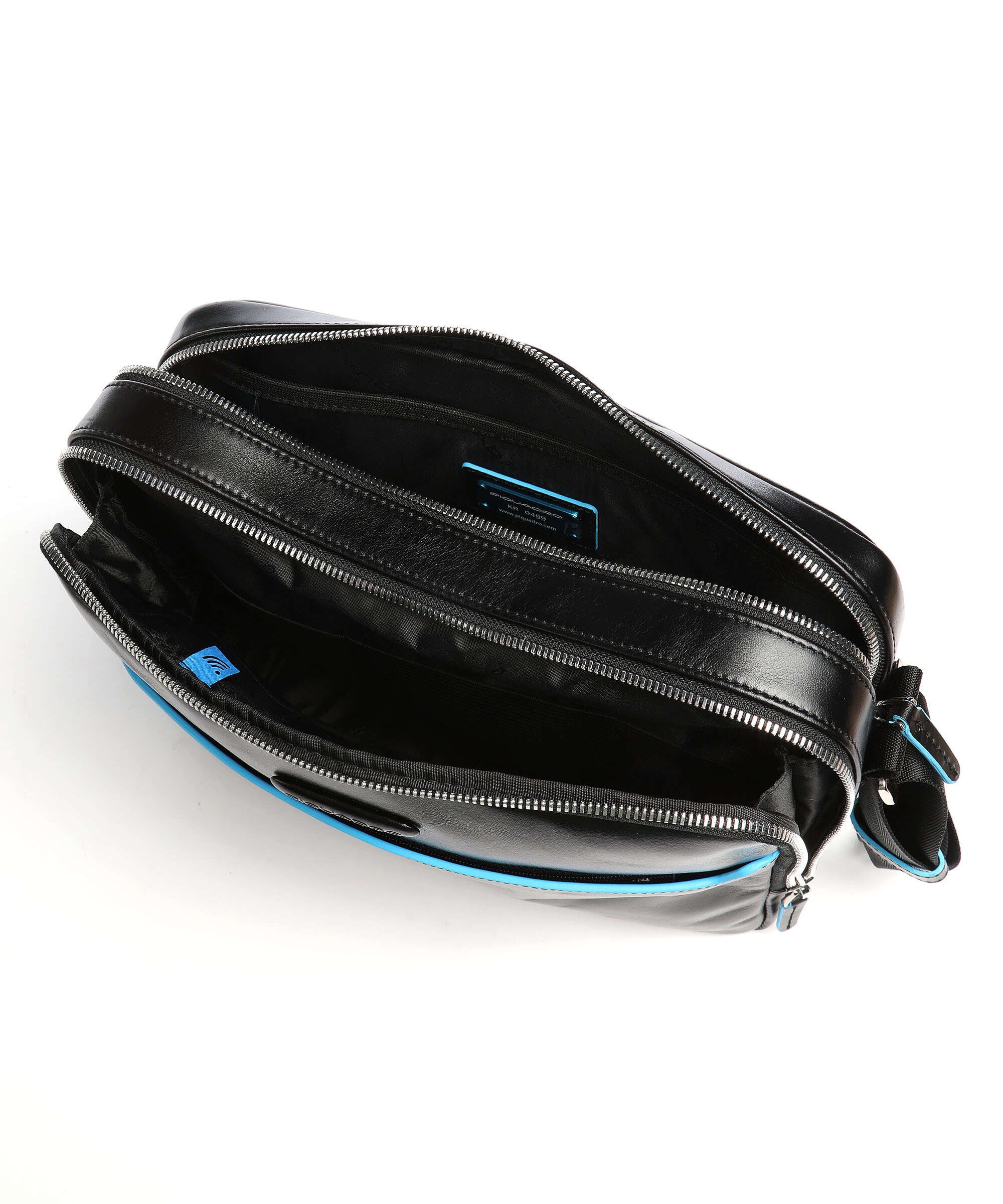 Piquadro Blue Square Briefcase black