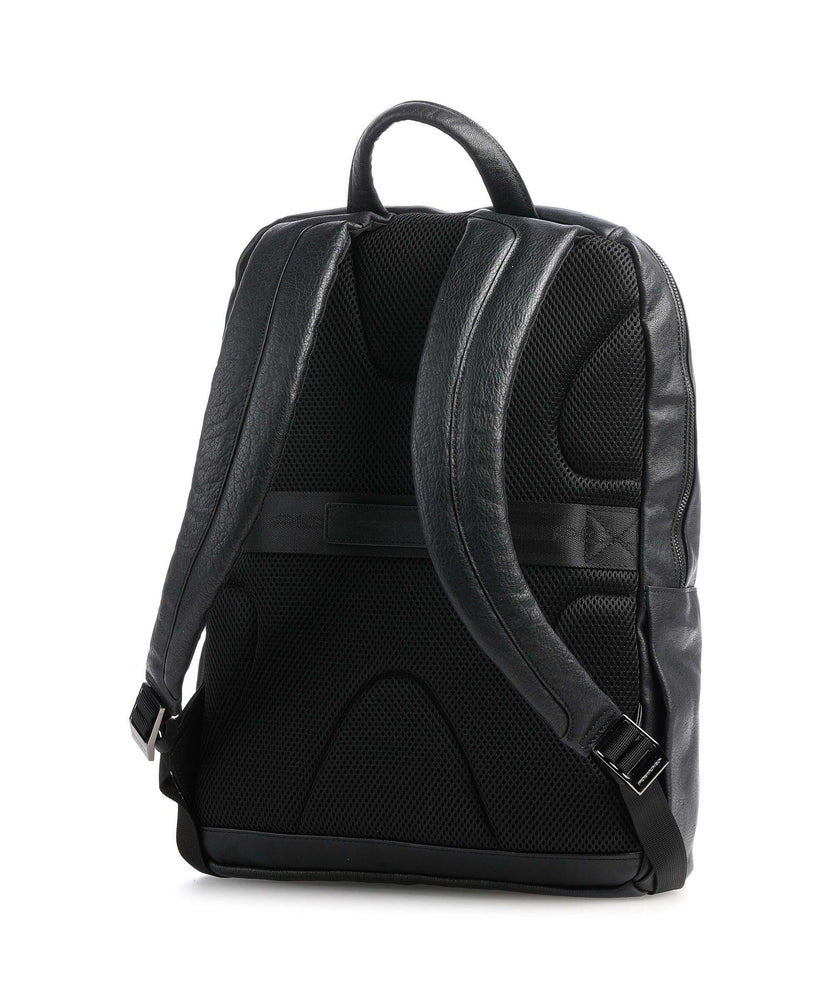 Piquadro Black Square Laptop backpack black