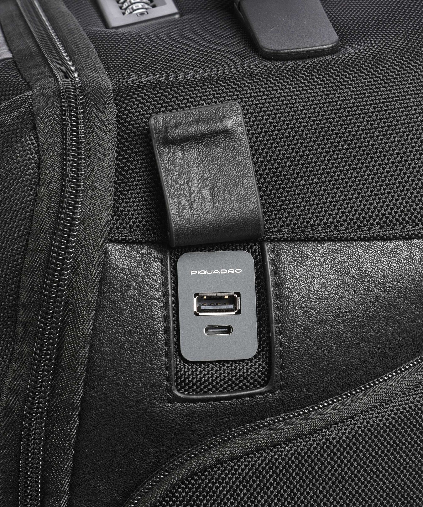 Piquadro Rolling briefcase black
