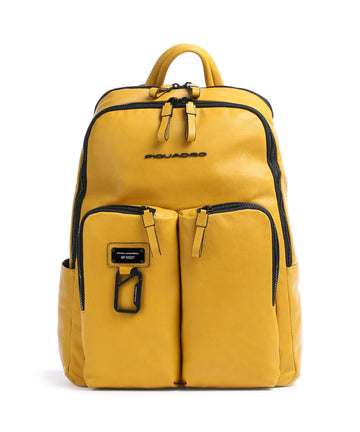Piquadro Harper Laptop backpack yellow