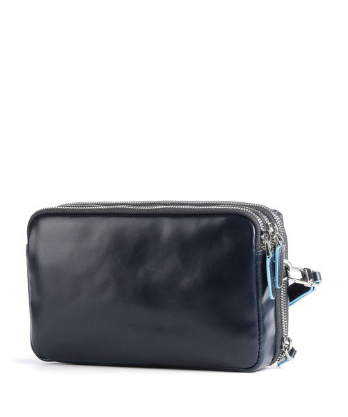 Piquadro Blue Square Wristlet blue