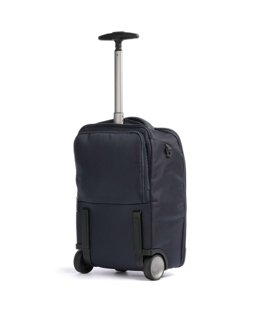 Piquadro Brief Backpack with wheels blue