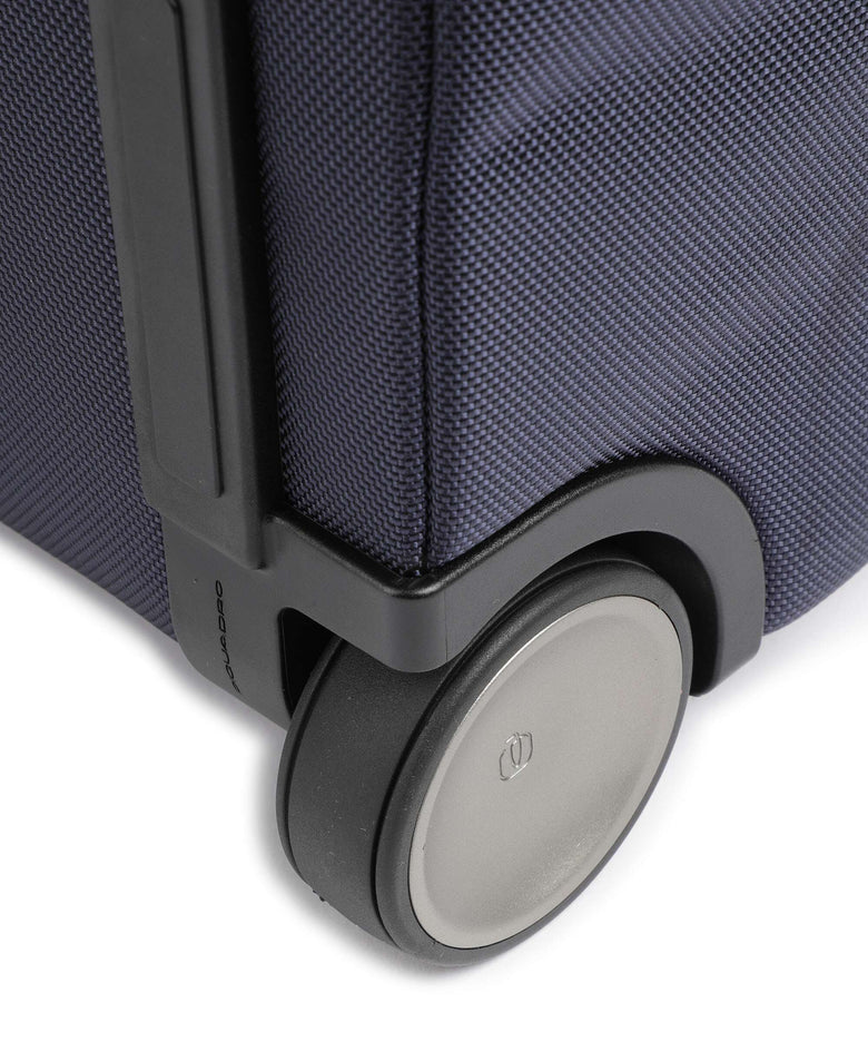 Piquadro Brief Backpack with wheels blue
