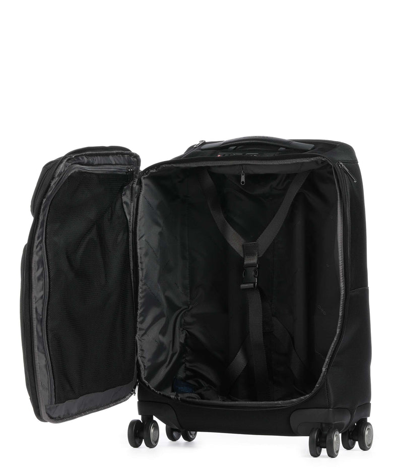 Piquadro Brief S Spinner (4 wheels) nero