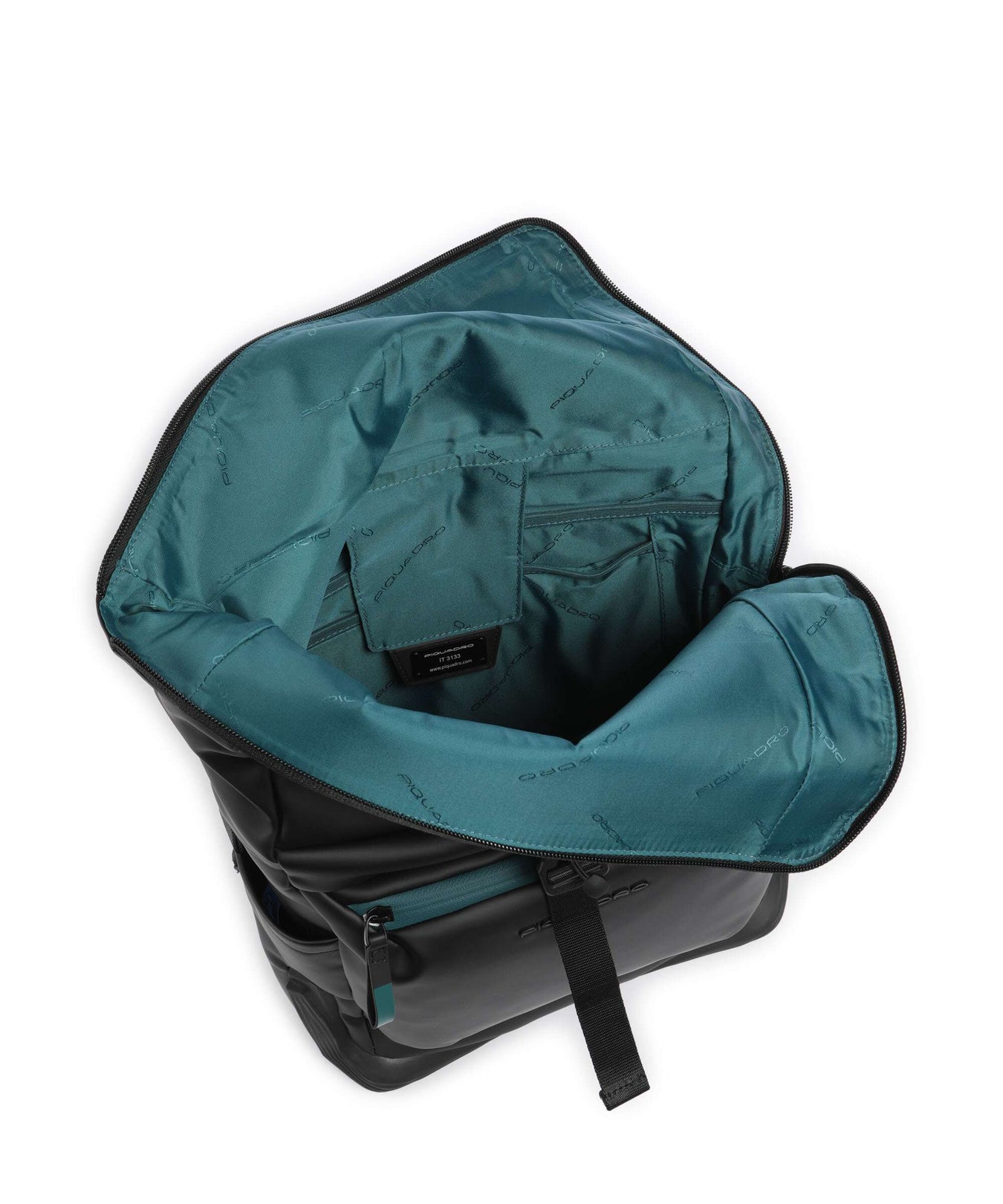 Piquadro Corner 2.0 Rolltop backpack nero