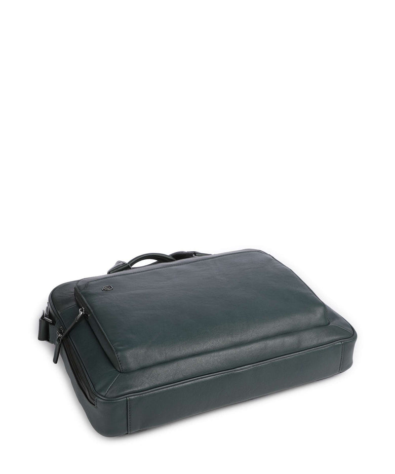 Piquadro Black Square Briefcase verde bosco/verde oliva
