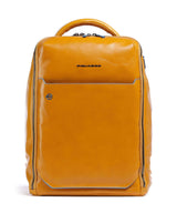 Piquadro Blue Square Rucksack giallo zafferano