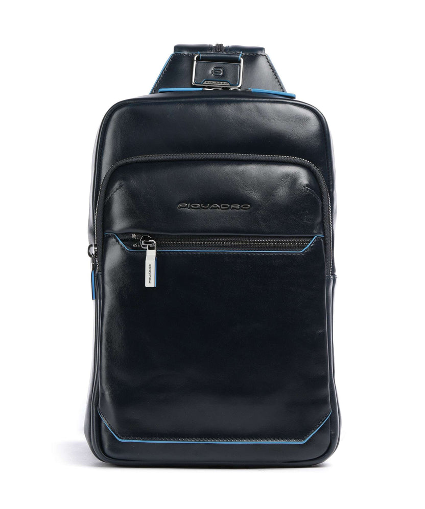 Piquadro Blue Square Sling bag blu notte