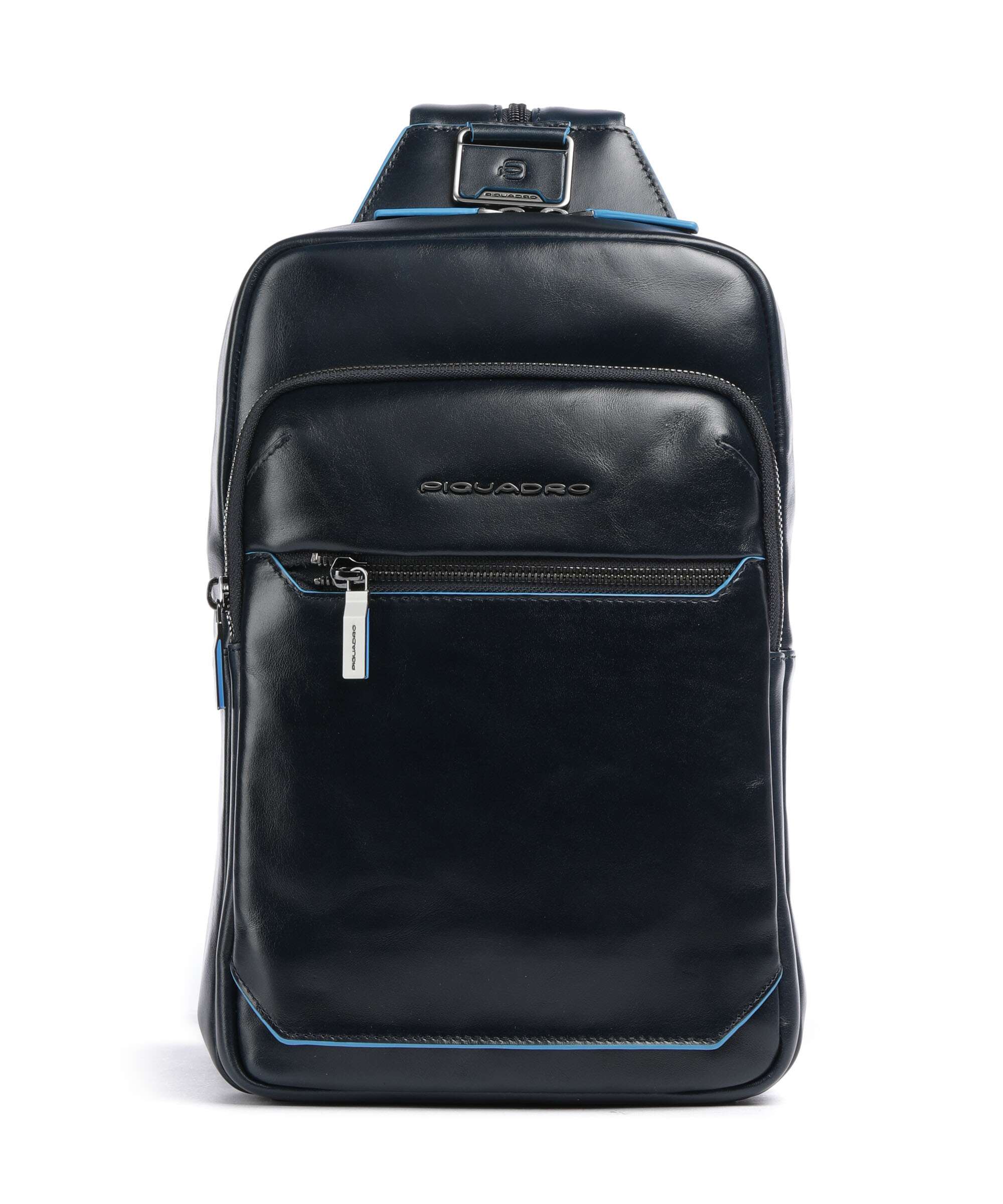 Piquadro Blue Square Sling bag blu notte
