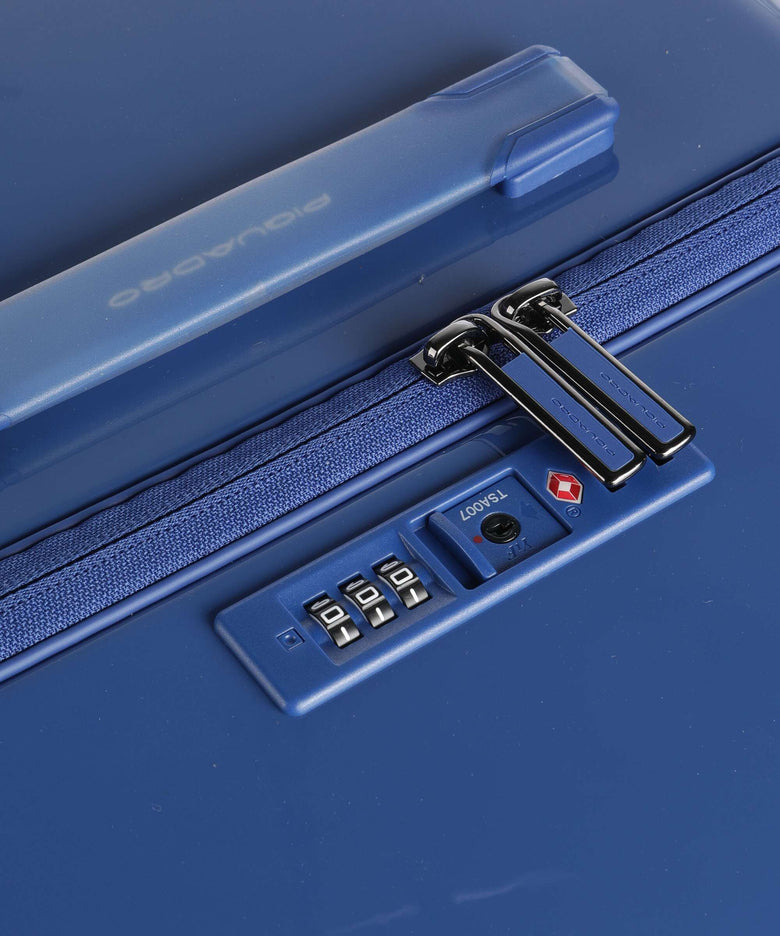 Piquadro POP Spinner (4 wheels) blue