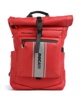 Piquadro Corner Special Ducati Sac à dos roll-top red