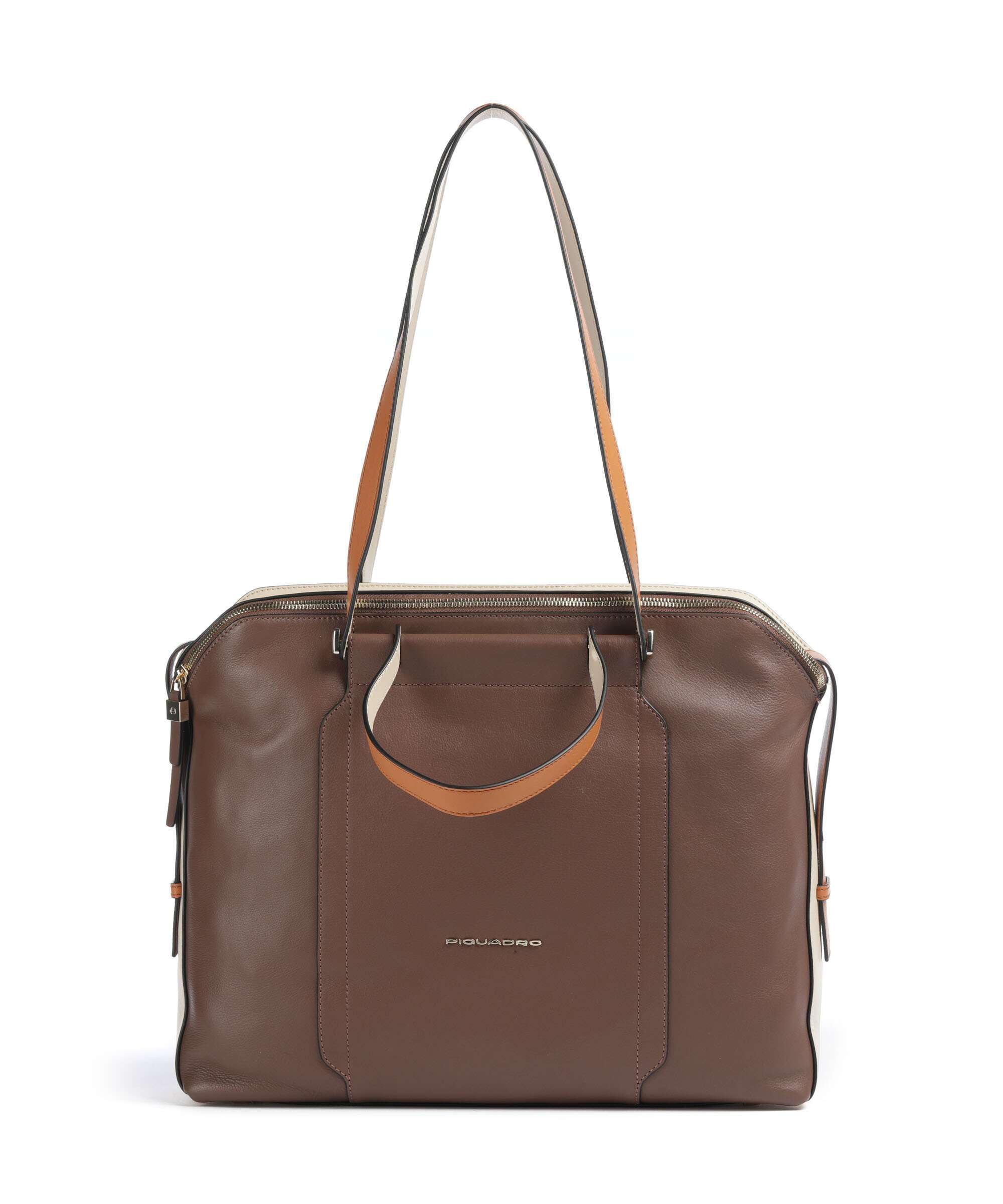 Piquadro Circle Briefcase marrone/beige