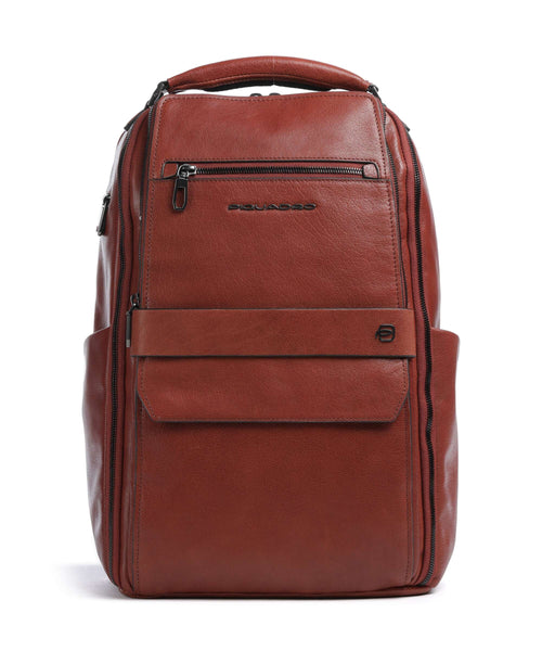 Piquadro Solm Laptop backpack cuoio
