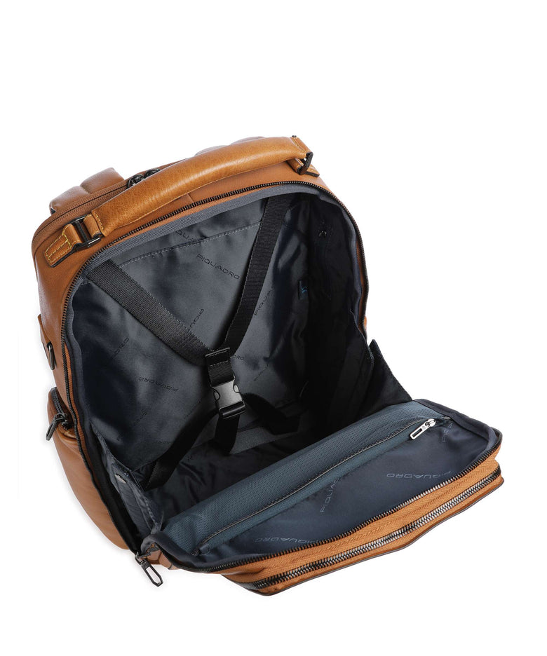 Piquadro Solm Travel backpack beige