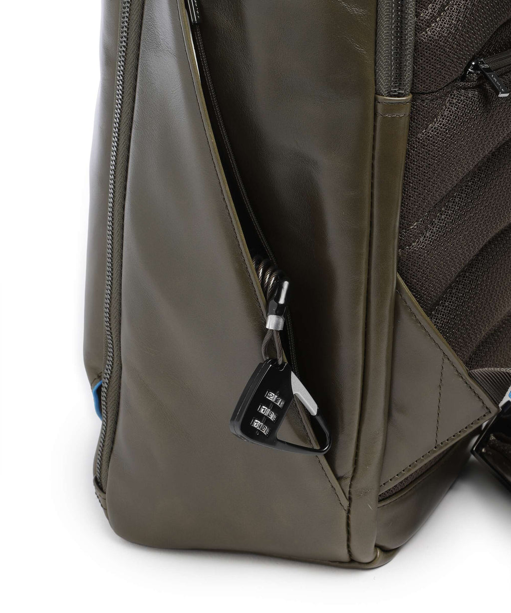 Piquadro Blue Square Backpack verde