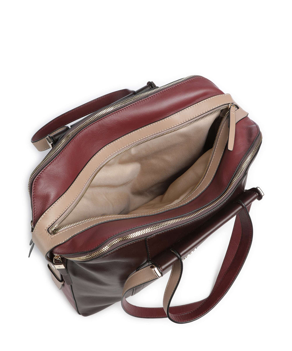 Piquadro W92T Tote bag bordeaux/pink