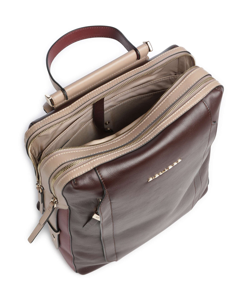 Piquadro Circle Backpack bordeaux/pink