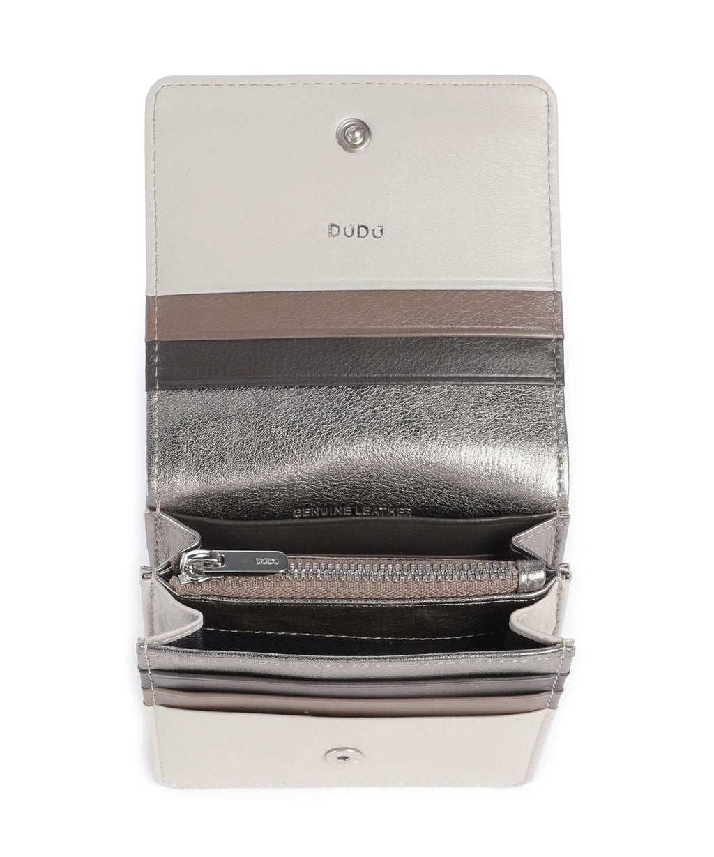DuDu Bags Flores Wallet dark silver