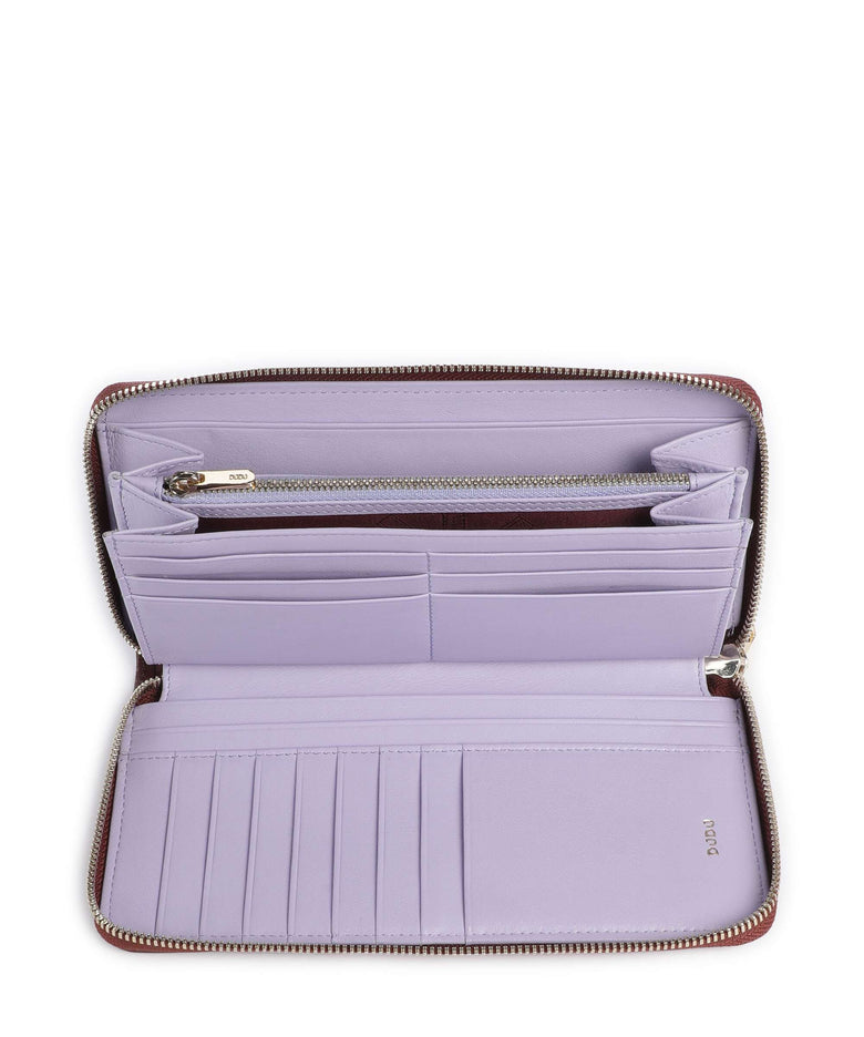 DuDu Bags Up Wallet chocolate/lilac