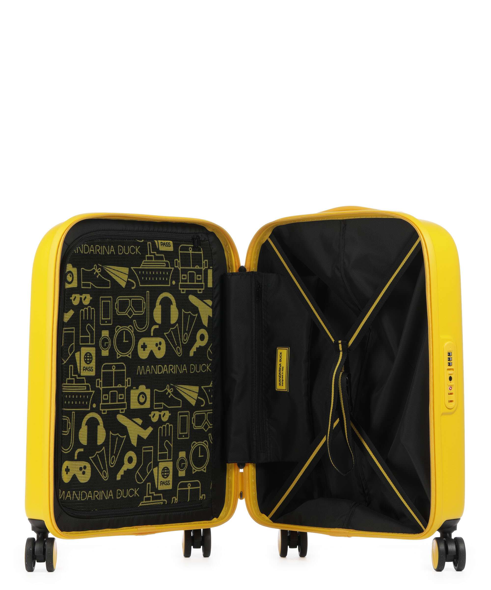 Mandarina Duck Logoduck+ Spinner (4 wheels) duck yellow