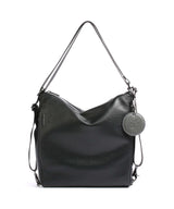 Mandarina Duck Mellow Leather Rucksack-Tasche nero
