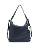 Mandarina Duck Mellow Leather Rucksack-Tasche dress blue
