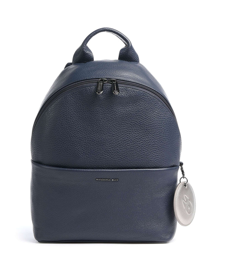 Mandarina Duck Mellow Leather Backpack dress blue
