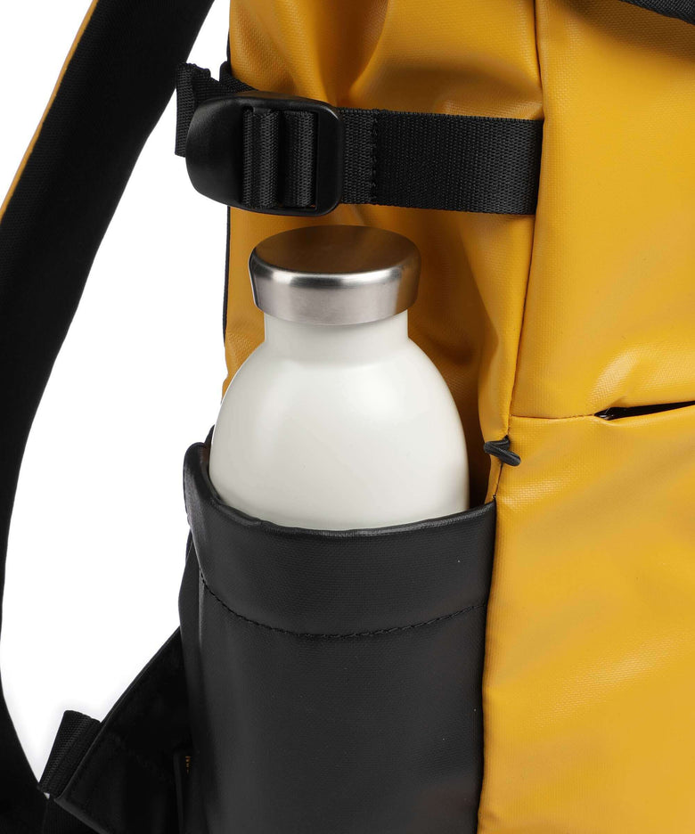 Mandarina Duck Eco Coated Laptop backpack duck yellow