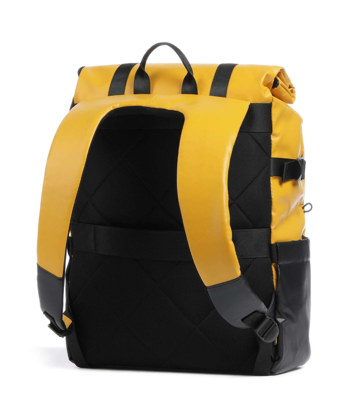 Mandarina Duck Eco Coated Laptop backpack duck yellow