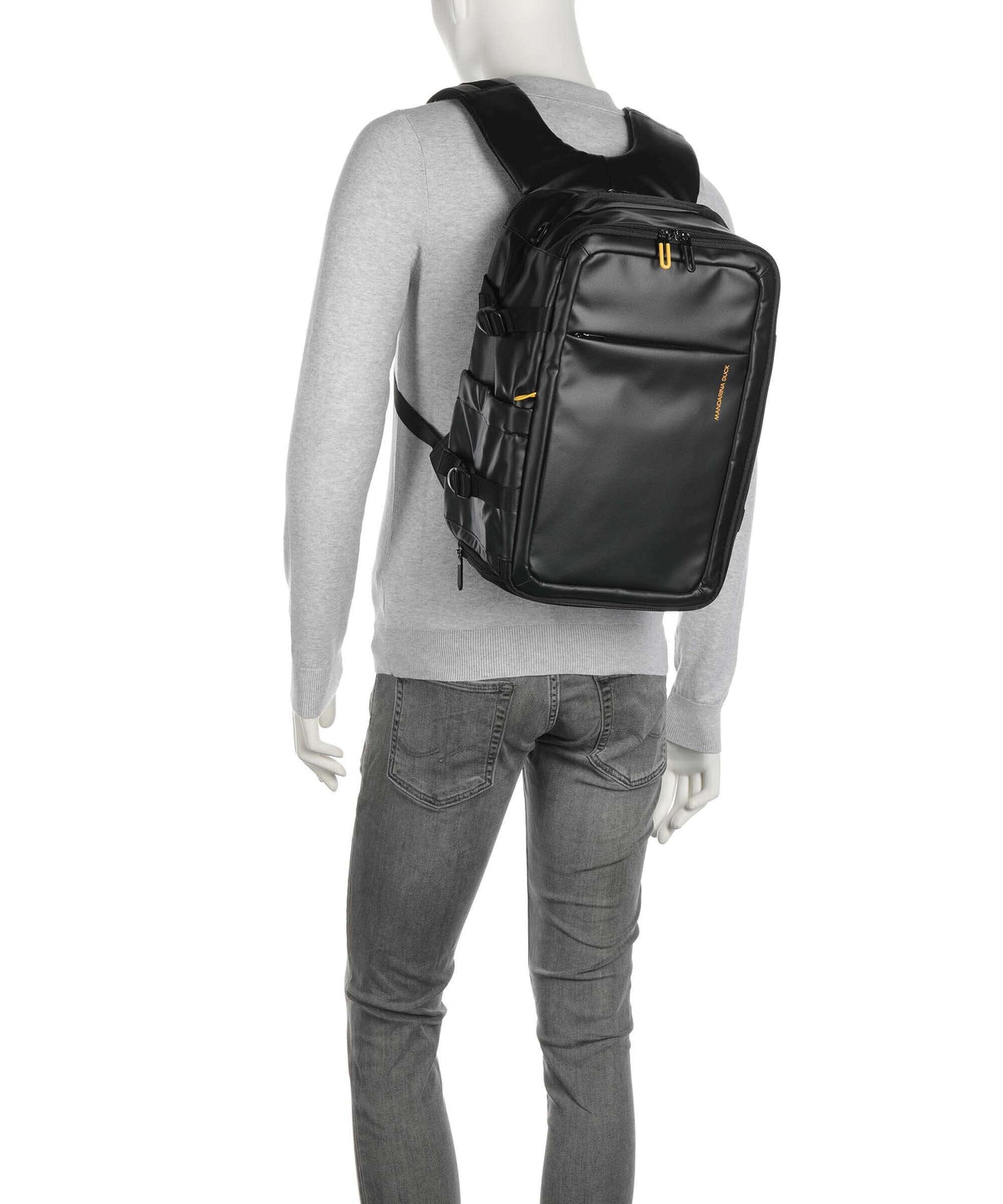 Mandarina Duck Coated Backpack black