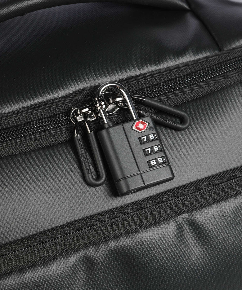 Mandarina Duck Eco Coated Backpack with wheels black