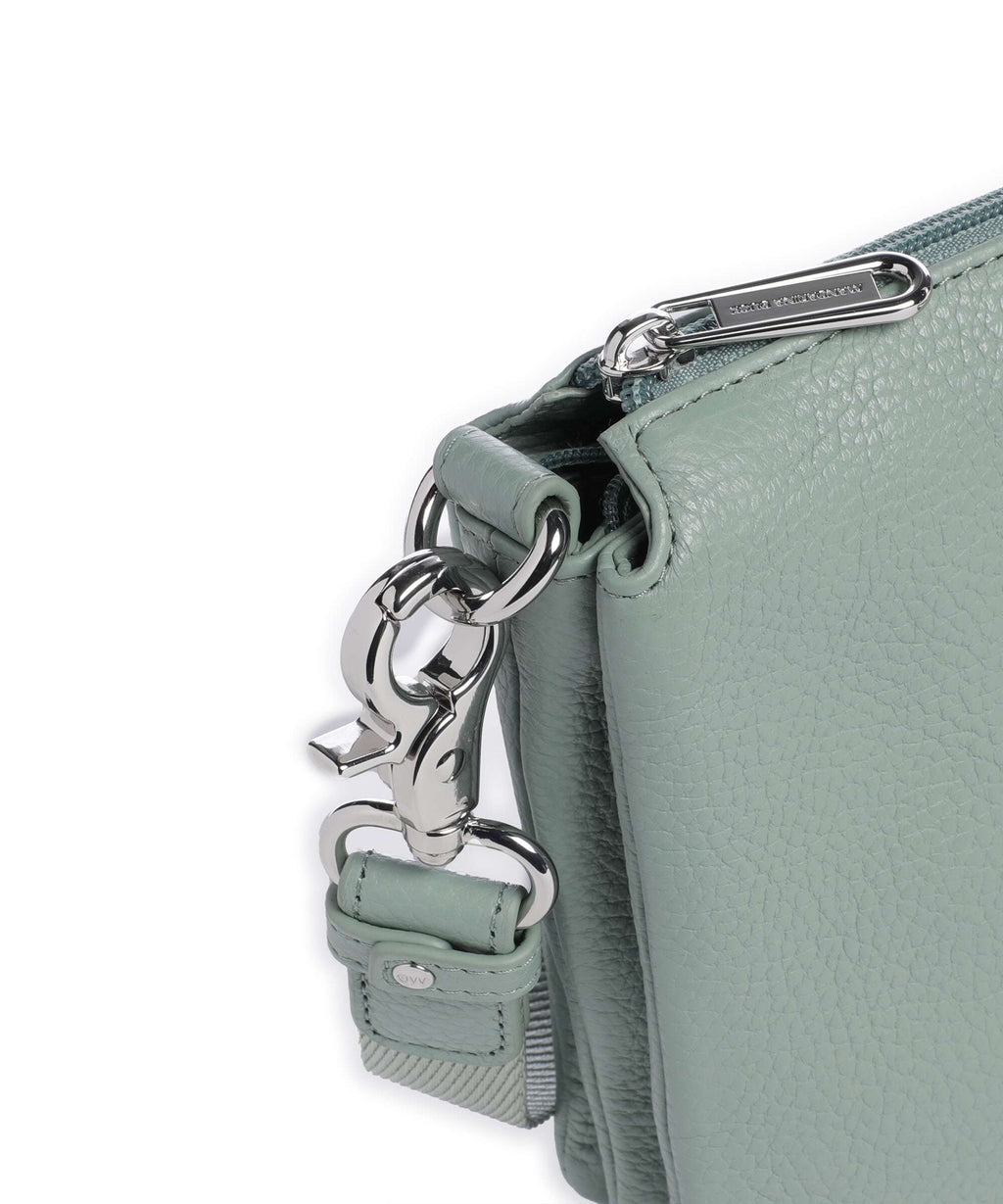 Mandarina Duck Mellow Leather Crossbody bag iceberg green
