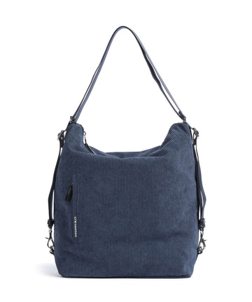Mandarina Duck Hunter Velvet Sac à main porté dos blue wing