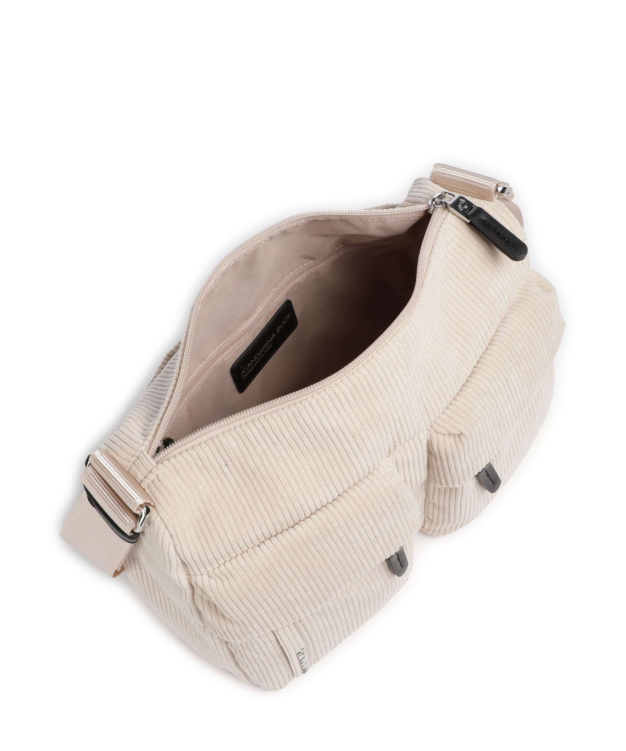 Mandarina Duck Hunter Velvet Crossbody bag cashmere