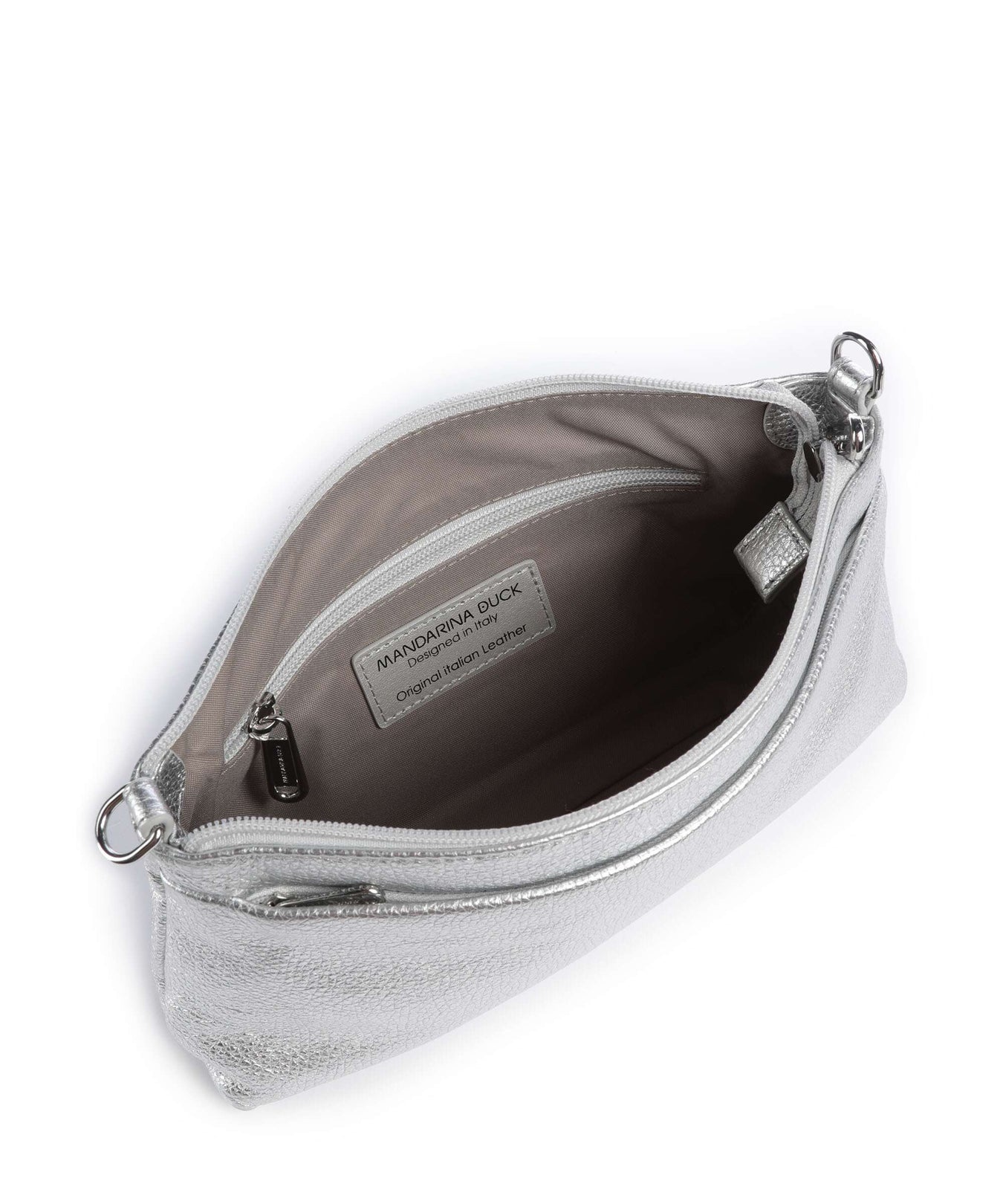 Mandarina Duck Mellow Metal Crossbody bag silver