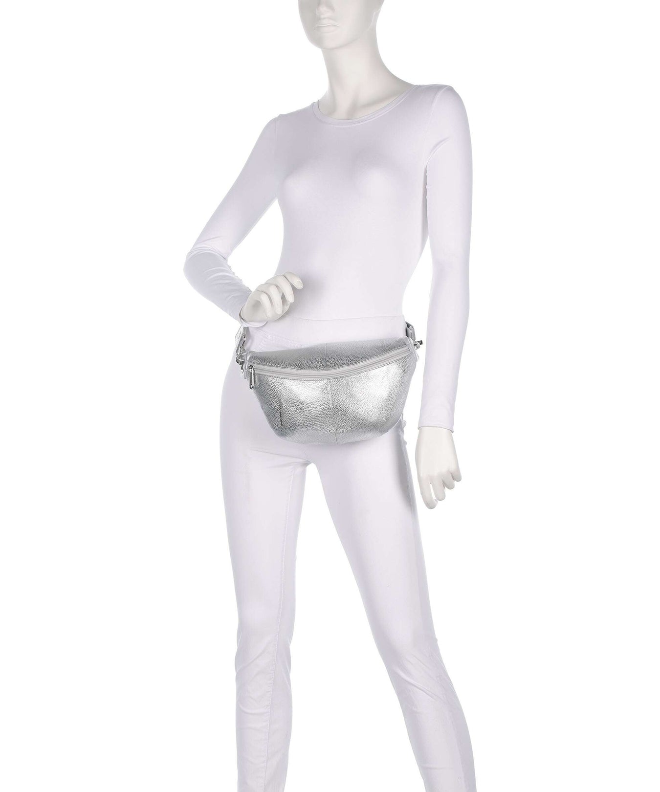 Mandarina Duck Mellow Metal Fanny pack silver