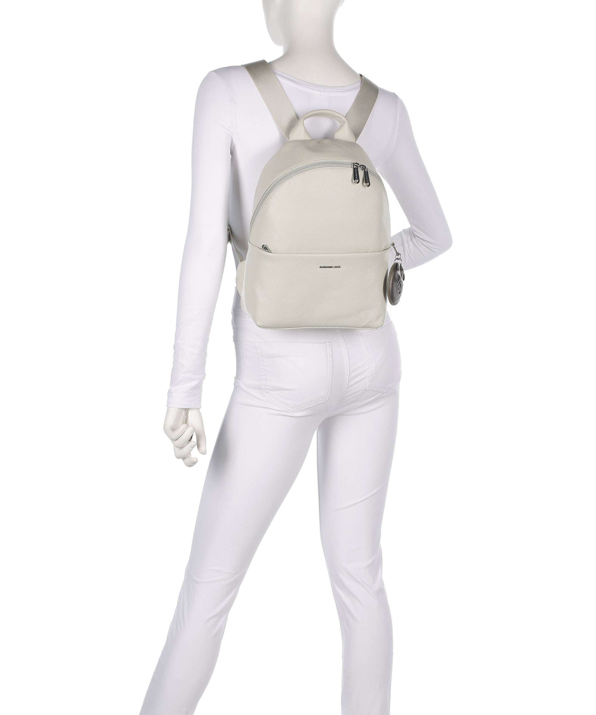 Mandarina Duck Mellow Leather Backpack cashmere