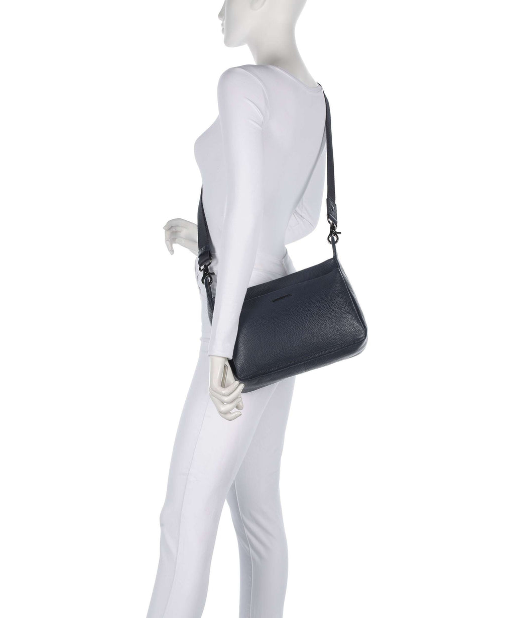 Mandarina Duck Mellow Leather Shoulder bag dress blue