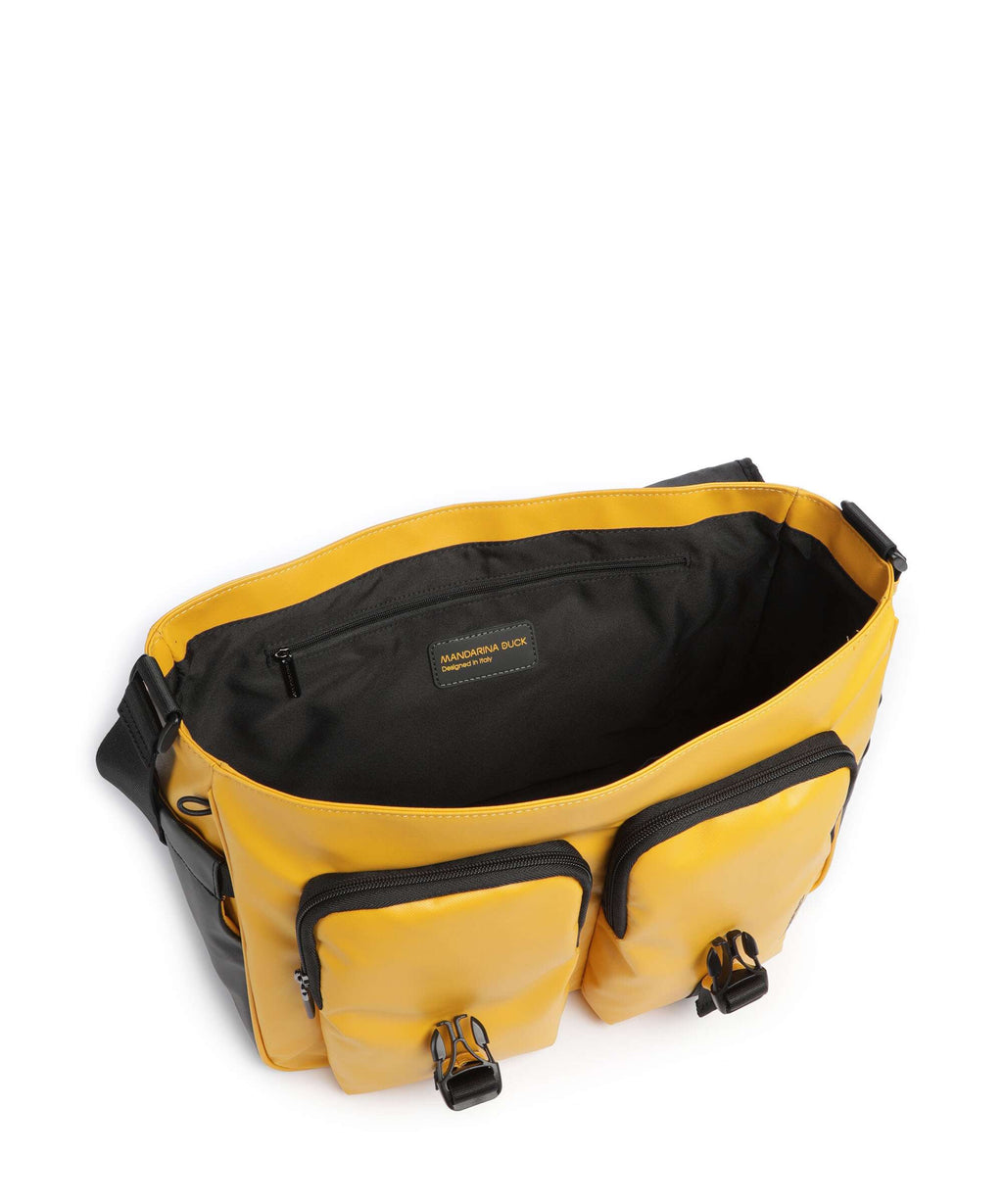 Mandarina Duck Eco Coated Messenger bag duck yellow