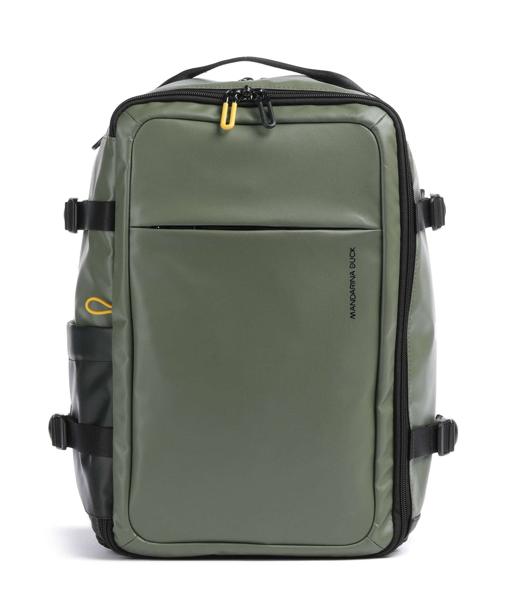 Mandarina Duck Coated Backpack pine green