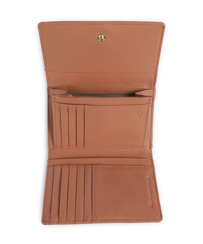Mandarina Duck Mellow Leather Wallet pecan nut