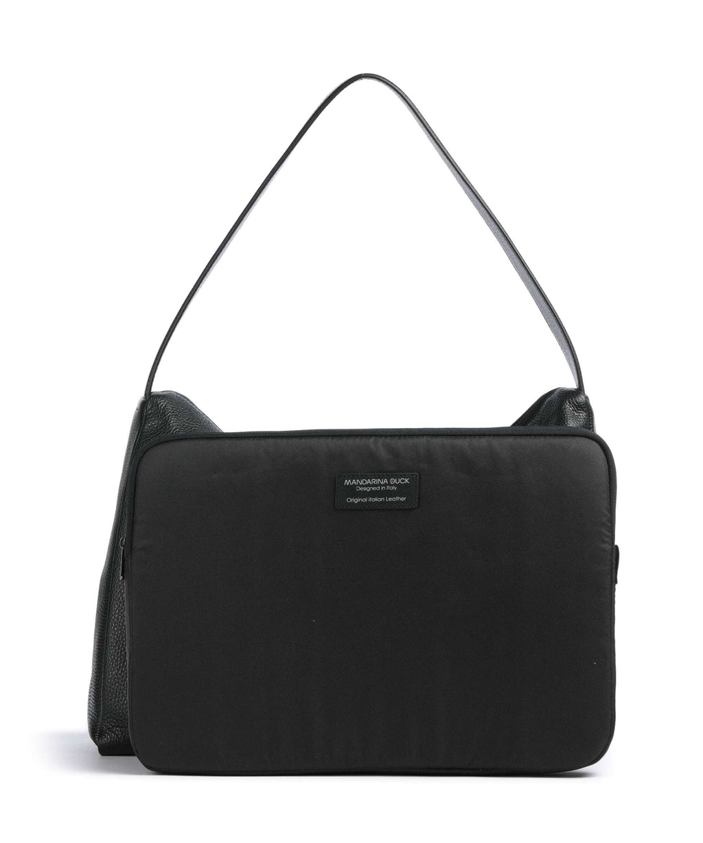 Mandarina Duck Mellow Leather Hobo bag nero