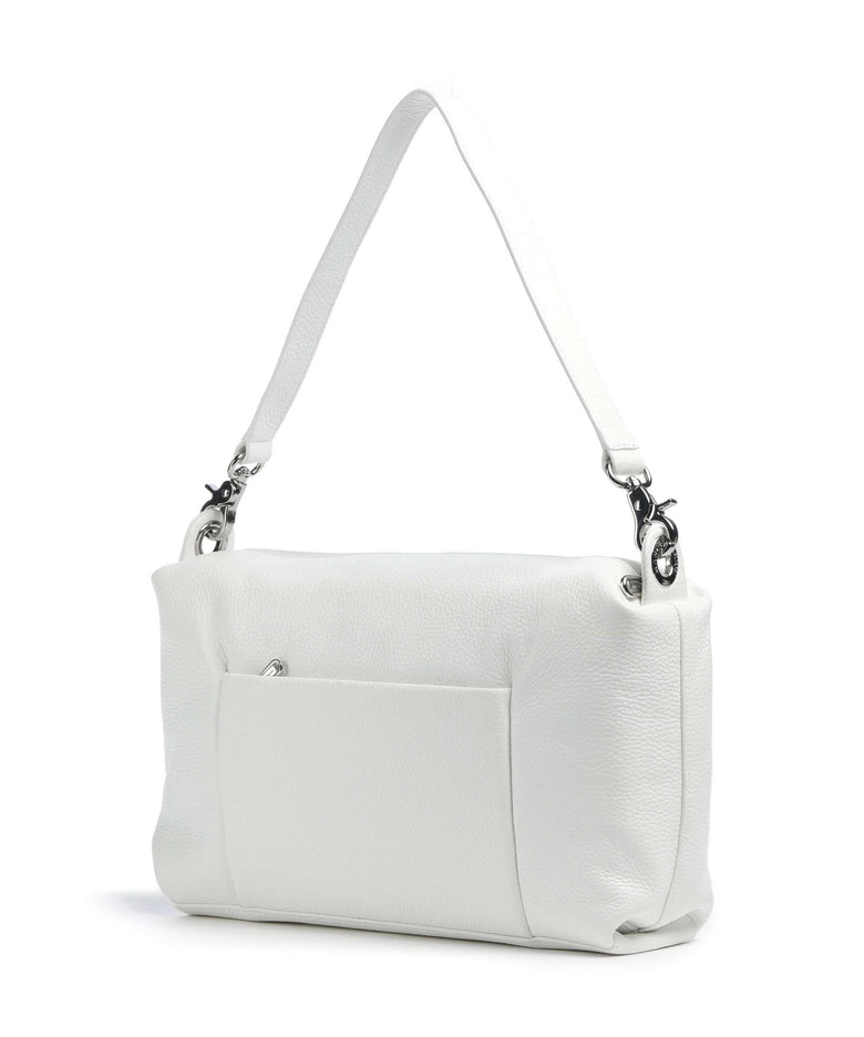 Mandarina Duck Mellow Leather Shoulder bag blanc