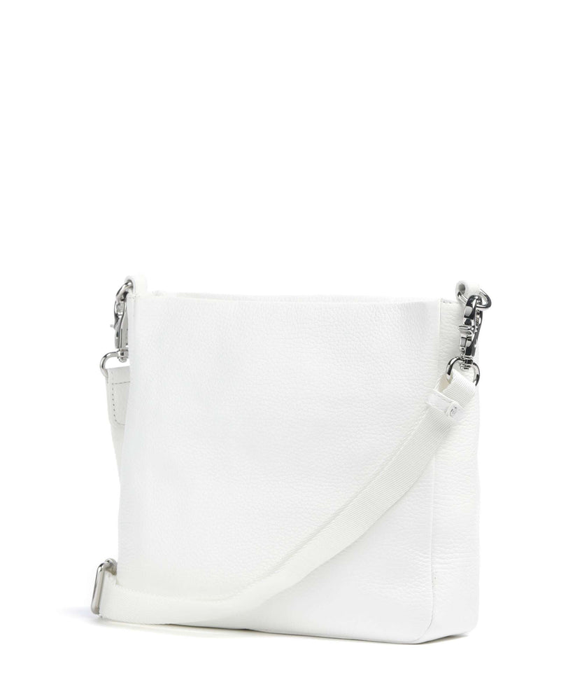 Mandarina Duck Mellow Leather Crossbody bag blanc