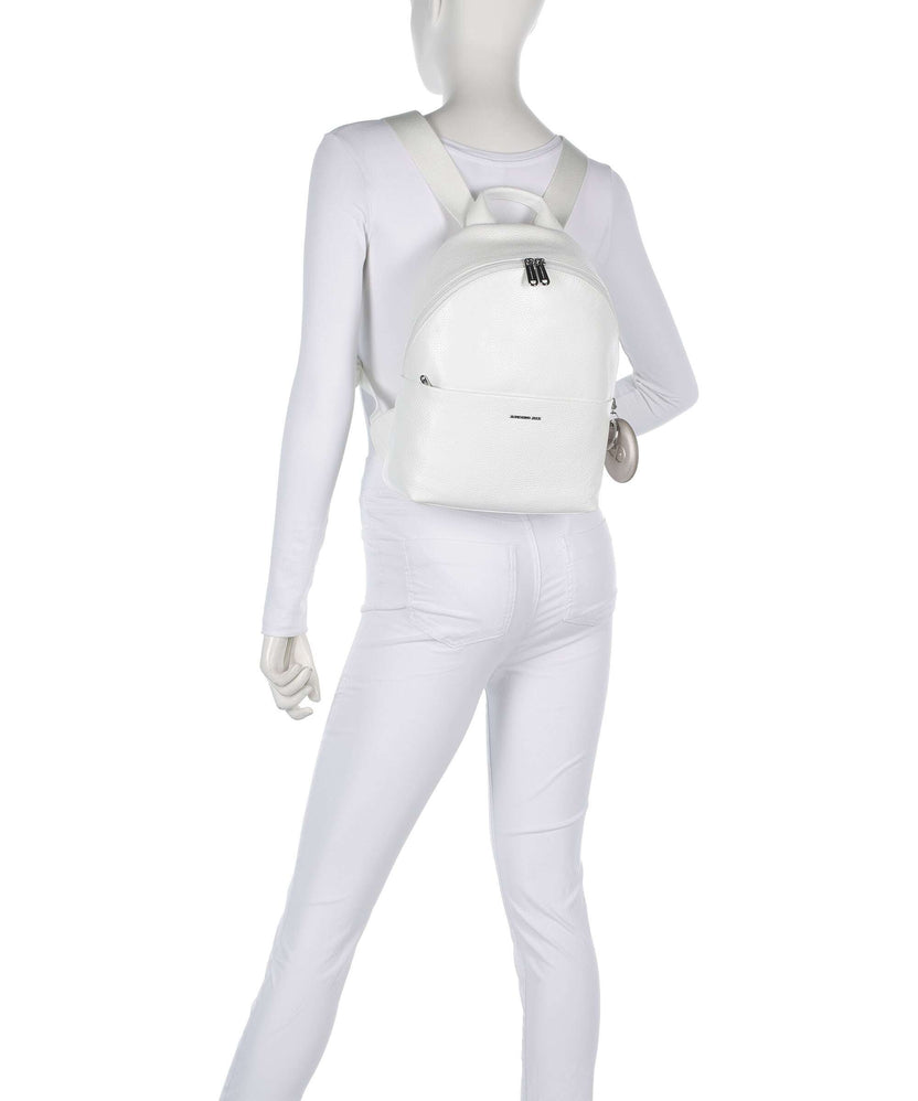 Mandarina Duck Mellow Leather Backpack blanc