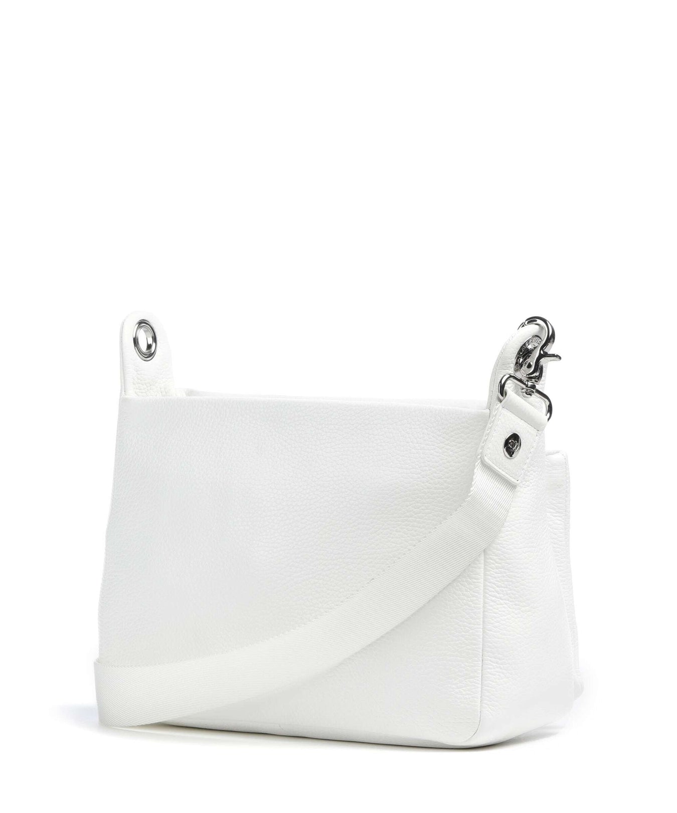 Mandarina Duck Mellow Leather Shoulder bag blanc