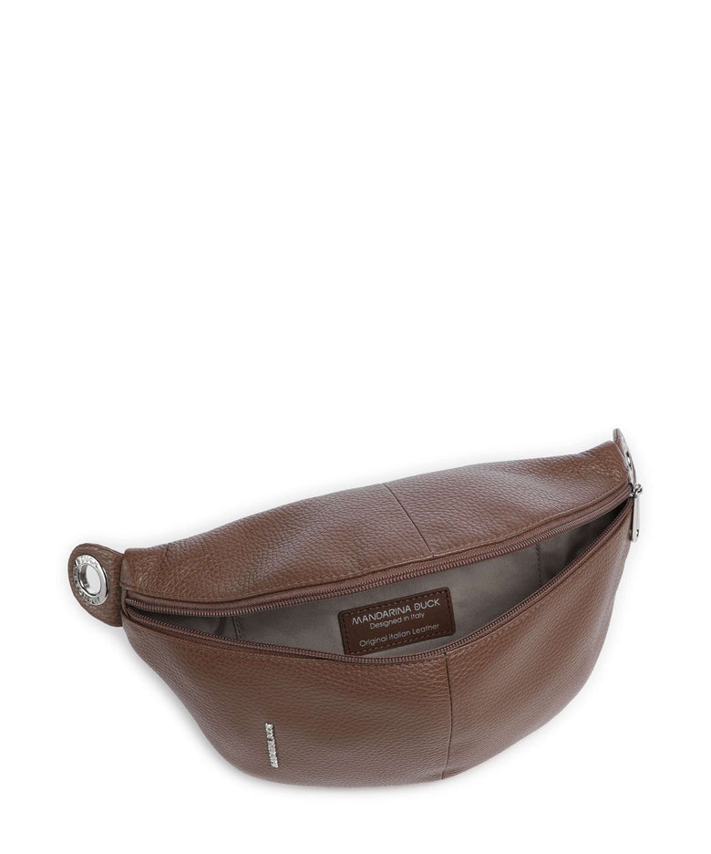 Mandarina Duck Mellow Leather Belt bag milk chocolate