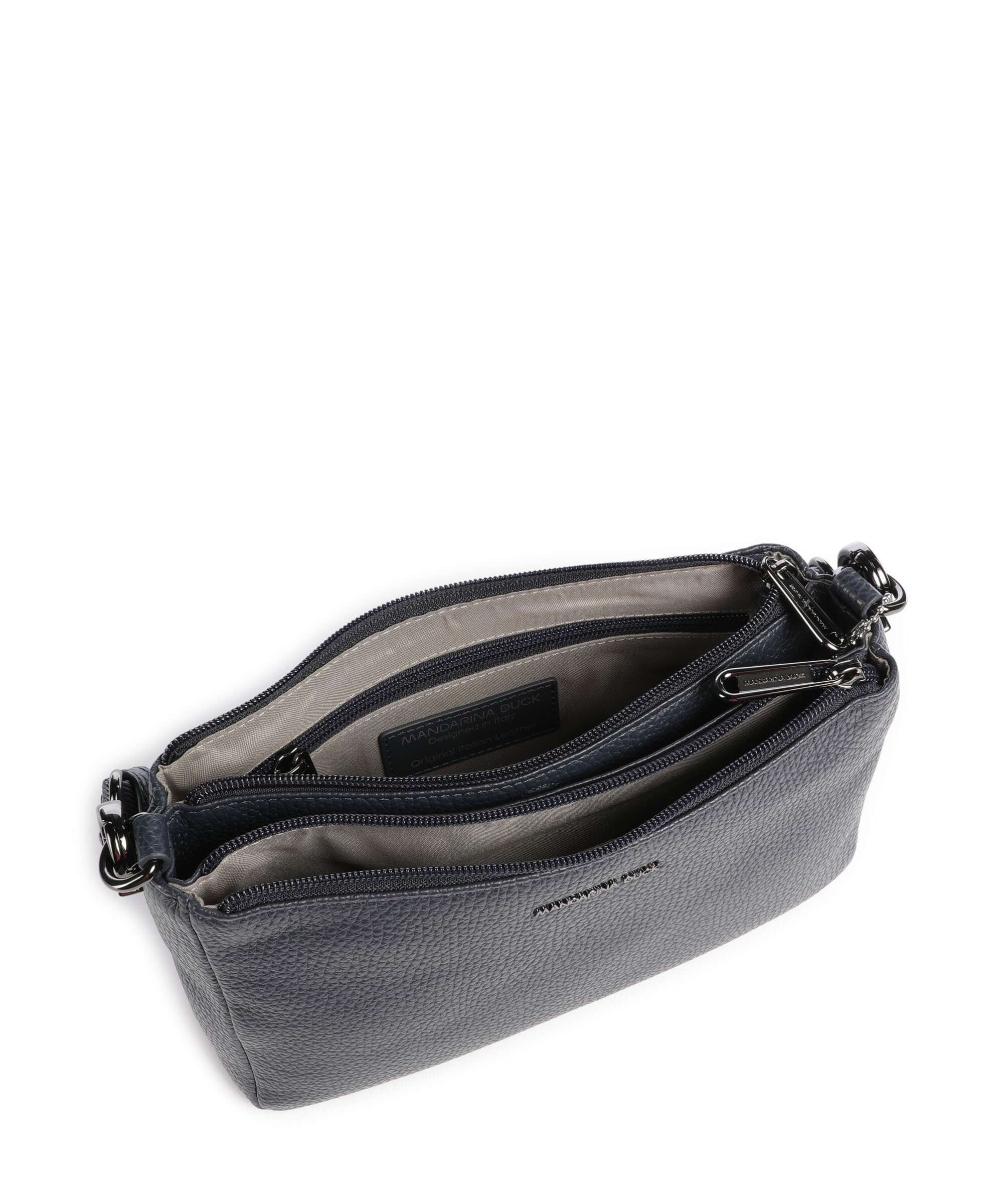 Mandarina Duck Mellow Leather Crossbody bag dress blue