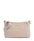 Mandarina Duck Mellow Leather Crossbody bag warm taupe